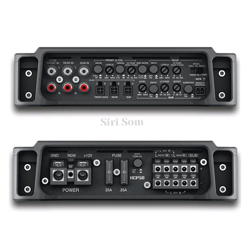 HERTZ HCP 5D 5ch アンプ Hertz HCP 5D 5-channel car amplifier — 50 watts RMS x 4 at 4 ohms